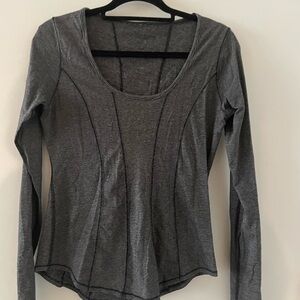 Lululemon Gray Long Sleeve Women's Top